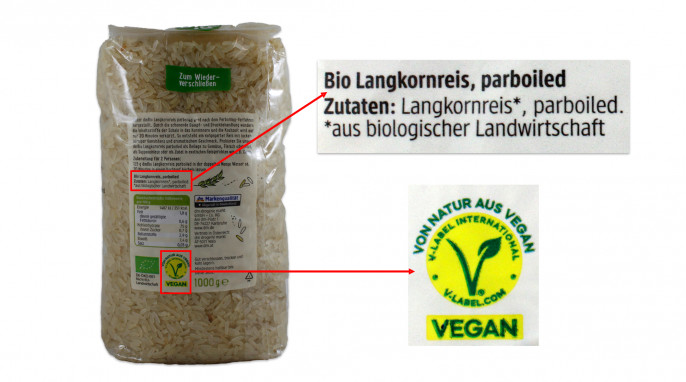 Rückseite, Dm Bio Langkornreis 