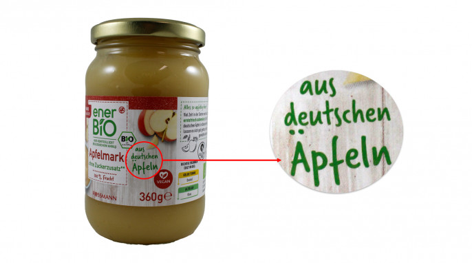 EnerBio Apfelmark, 360 g
