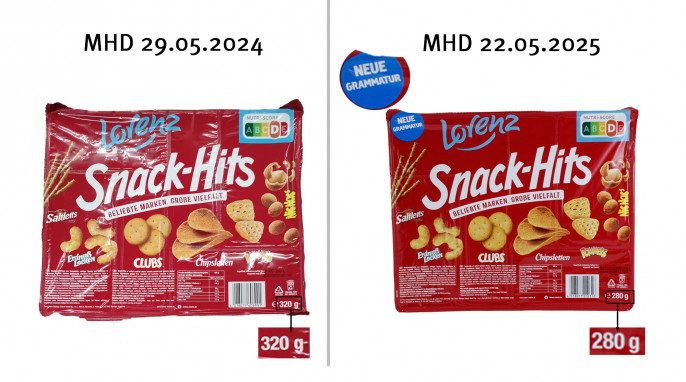 Lorenz Snack-Hits, Mindesthaltbarkeit 29.05.2024, Bildquelle: Verbraucherzentrale Hamburg, 22.05.2025 