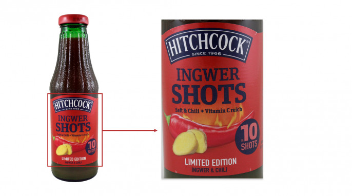 Hitchcock, Ingwer Shots Saft & Chili