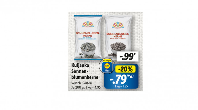 Angebot Kuljanka Sonnenblumenkerne, Lidl Angebotsprospekt 03.-08.02.2025, S. 39