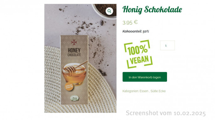 Honigschokolade, It-Tokk.com, 10.02.2025