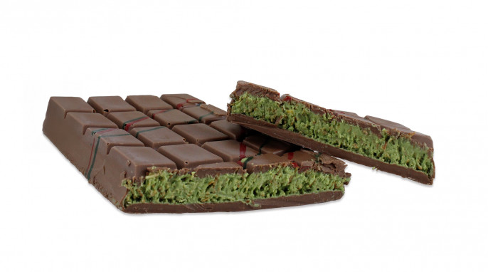 Chocoland Handmade, Chocolate Dubai Kunafa & Pistacio