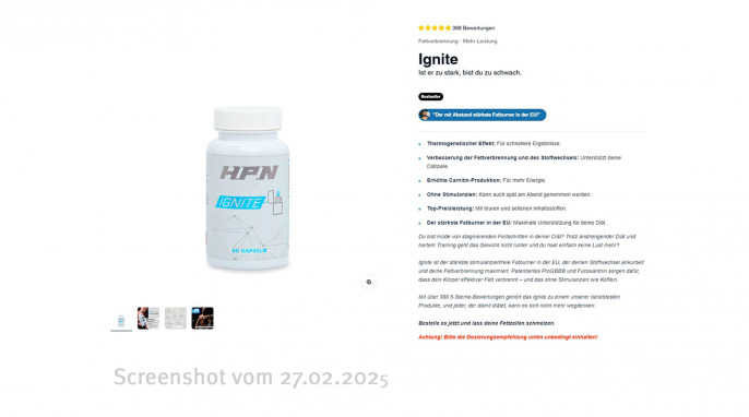 Ignite, HPN-Store.de, 27.02.2025