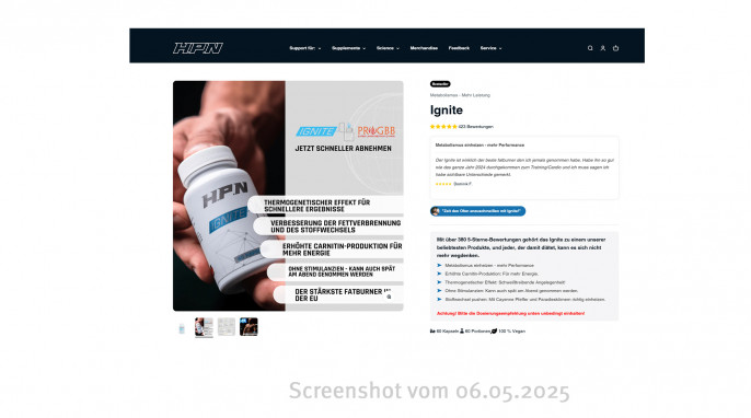 Ignite, HPN-Store.de, 06.05.2025