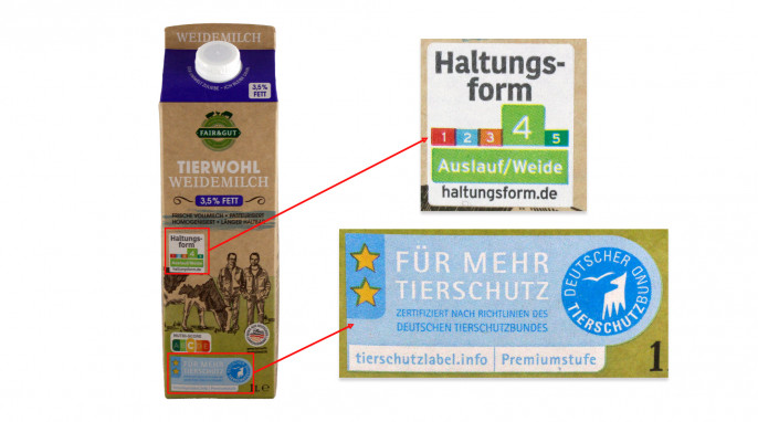Fair & Gut Tierwohl Weidemilch