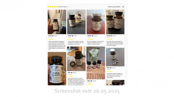 Bewertungen, Paya Formel, Nature-Heart.de, 26.05.2025