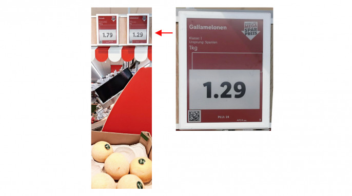 Preis Honigmelone, Lidl, Darmstadt, 25.07.2025