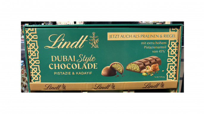 Werbung, Lindt Dubai Style Schokolade 