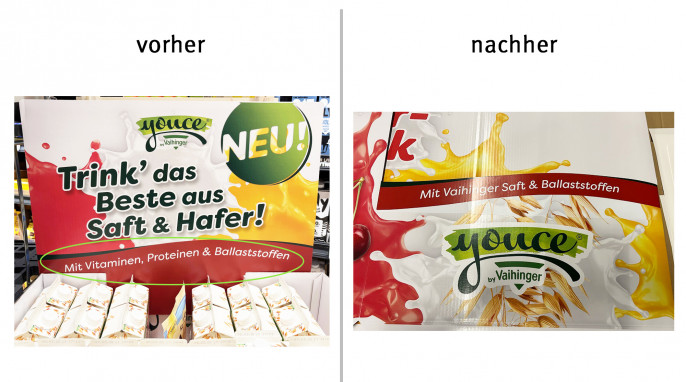 alt: Werbung, Vaihinger Youce, vor 05/2025; neu: Herstellerfoto, ab 05/2025
