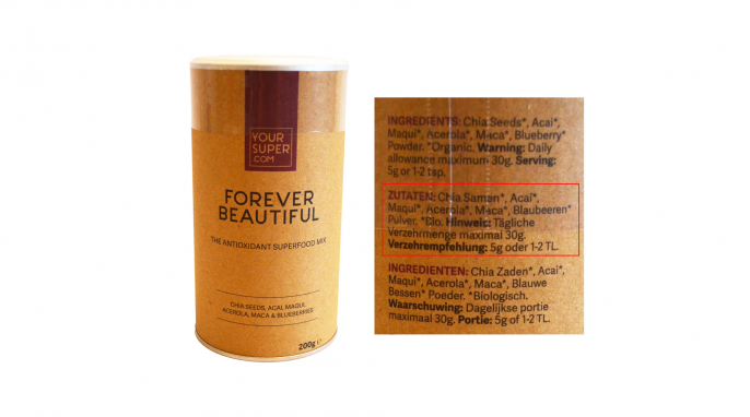 Your Superfood, Forever Beautiful Superfood Mix