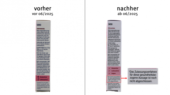 alt: Sheko Fb Fett Burner, vor 06/2025; neu: Fettstoffwechsel Komplex, ab 06/2025