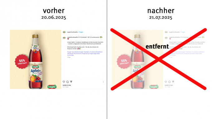 alt: Naglerfruchtsaefte, Instagram, 20.06.2025; neu: 21.07.2025