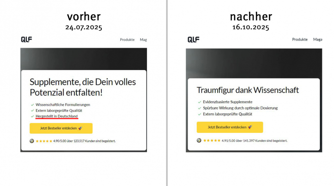  alt: Herkunft 2, QLF Tasty Whey, Quantumleapfitness.de, 24.07.2024; neu: 16.10.2025