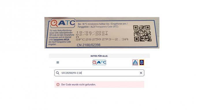 ATC-Code, Golden Seafood Wildlachsfilets, gekauft 02.10.2025