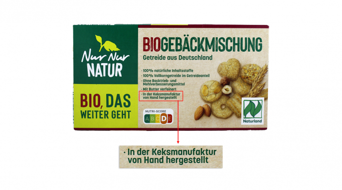 Nur Nur Natur, Bio Gebäckmischung  Nur Nur Natur, Bio Gebäckmischung