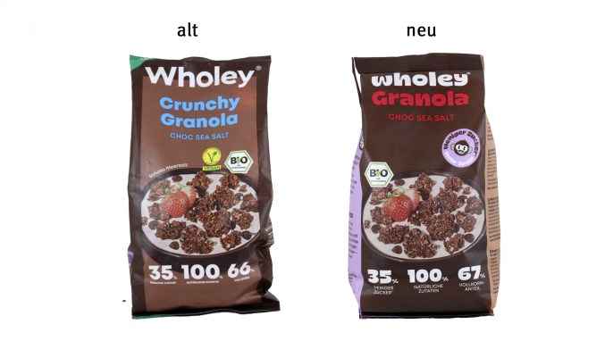 alt und neu, Wholey (Crunchy) Granola Choc Sea Salt alt und neu, Wholey (Crunchy) Granola Choc Sea Salt