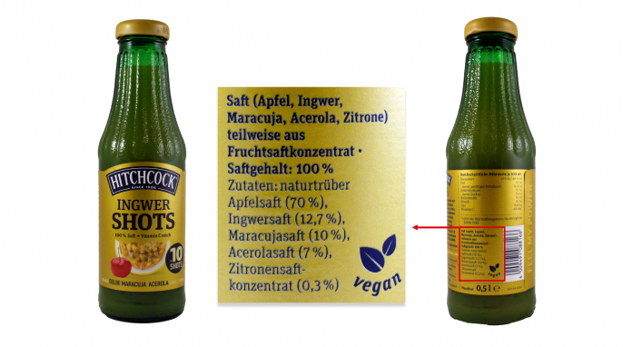 Hitchcock, Ingwer Shots Gelbe Maracuja Acerola Hitchcock, Ingwer Shots Gelbe Maracuja Acerola