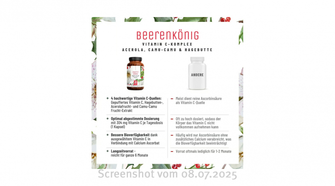 Werbung, Beerenkönig, Naturtreu.de, 08.07.2025 