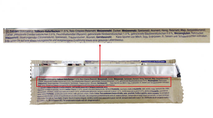 Zutaten, dm Sportness Natural Energy Zutaten, dm Sportness Natural Energy