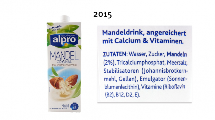 Alpro Mandel Original, 2015
