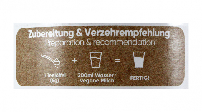 Zubereitung, Volksshake Morgenkraft 