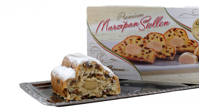 Produktansicht, Emil Reimann Premium Marzipan Stollen 