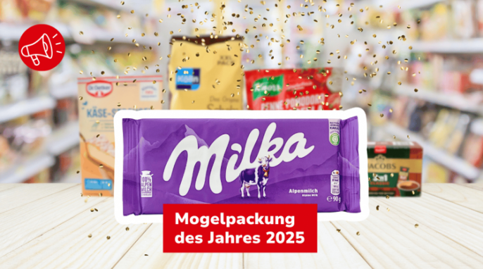 Sieger Mogelpackung des Jahres: Milka