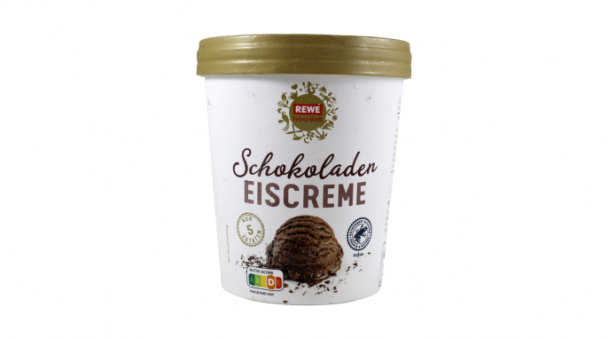 Rewe Feine Welt Schokoladen-Eiscreme