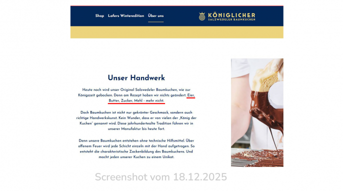 Werbung, Koeniglicher-Salzwedeler-Baumkuchen.de, 18.12.2025