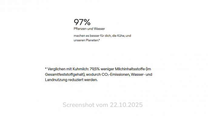 Werbung Nachhaltigkeit, Precision Made Better, Precision-food.com, 22.10.2025