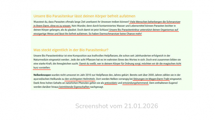 Premium Parasitentinktur, Regenbogenkreis.de, 21.01.2026 Premium Parasitentinktur, Regenbogenkreis.de, 21.01.2026