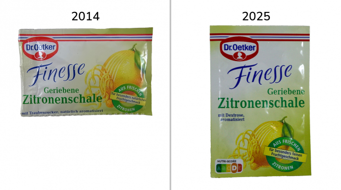  Dr. Oetker Finesse Geriebene Zitronenschale