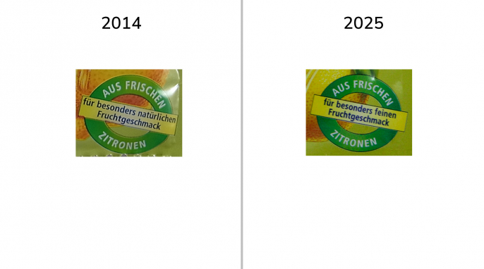 Werbung, Dr. Oetker Finesse Geriebene Zitronenschale