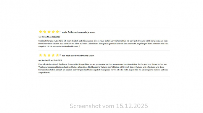 Bewertungen, Potenziax, Shop-Apotheke.com, 15.12.2025 Bewertungen, Potenziax, Shop-Apotheke.com, 15.12.2025