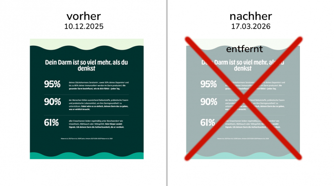 alt: Werbung Kombuchery.de, 10.12.2025; neu: 17.03.2026
