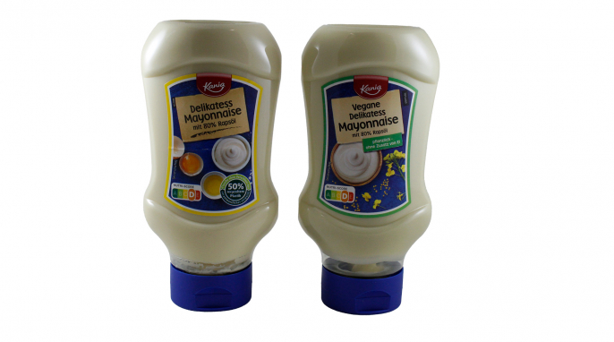 Kania Delikatess Mayonnaise, mit Ei und vegan