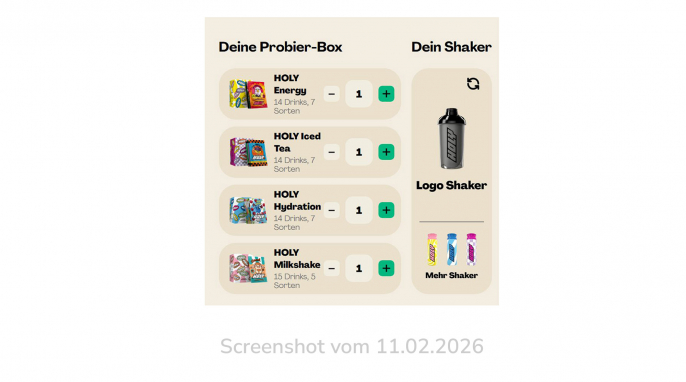 Starter Set Deluxe, de.holy.com, 11.02.2026