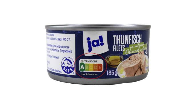 Nutri-Score, ja! Thunfisch Filets in nativem Olivenöl extra
