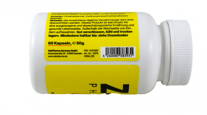 Füllmenge, ZeinPharma Cholin 600 mg Füllmenge, ZeinPharma Cholin 600 mg
