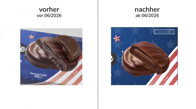 alt: Lusogourmet, Cookies Chocolate Brownie, bis 06/2026; neu ab 06/2026, Herstellerfoto