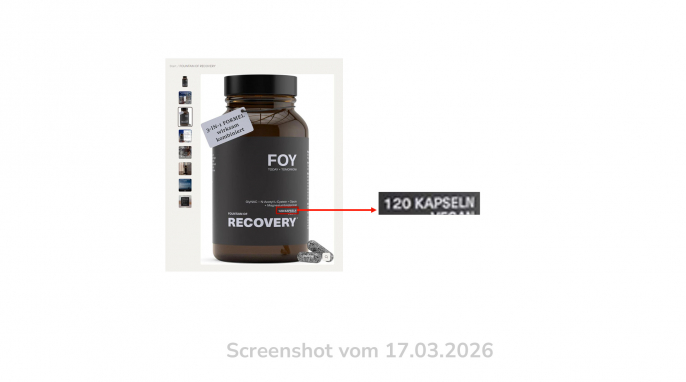 Angebot, Foy Fountain of Recovery, foy.life, 17.03.2026