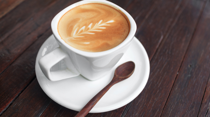Café Latte in Tasse Café Latte in Tasse
