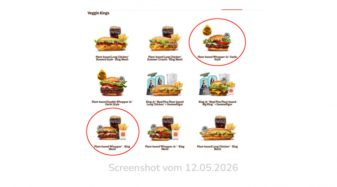 Veggie Kings, burgerking.de, 12.05.2026 Veggie Kings, burgerking.de, 12.05.2026