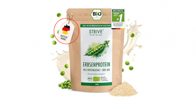 Strive Erbsenprotein, amazon.de, 31.03.2026 Strive Erbsenprotein, amazon.de, 31.03.2026