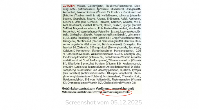 Etikett, Vital Ultra, vitalultra.shop/products, 05.12.2025 Etikett, Vital Ultra, vitalultra.shop/products, 05.12.2025