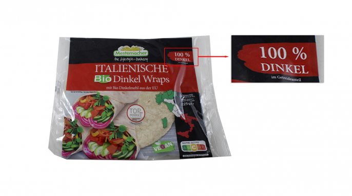 Werbung, Mestemacher Italienische Bio Dinkel Wraps Werbung, Mestemacher Italienische Bio Dinkel Wraps