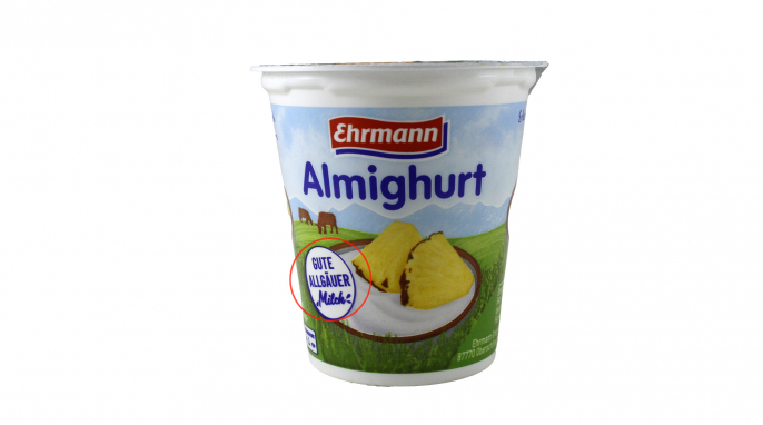 Ehrmann Almighurt Ananas 