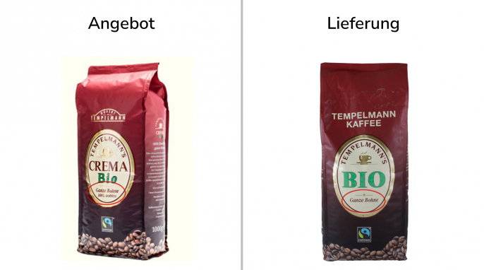 Angebot, Tempelmann Crema Bio Fairtrade Ganze Bohne und Lieferung Tempelmann Bio Fairtrade Ganze Bohne, Juni 2026