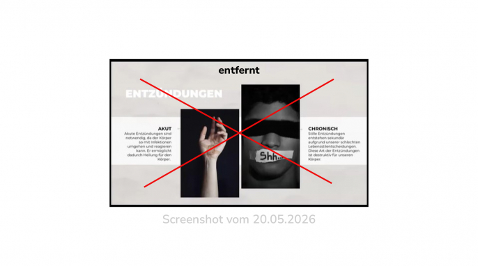 entfernt: Werbevideo auf Youtube, Copaiba, Weihrauch & Kurkuma, Flowterra Community, 20.05.2026